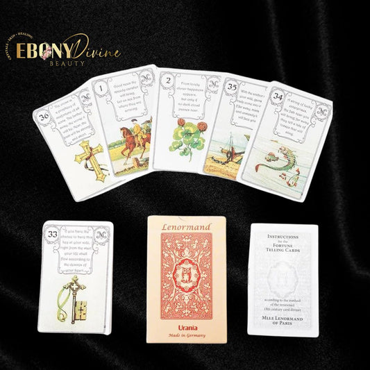 Red Owl Lenormand by Urania: Easy Lenormand Deck with Meanings