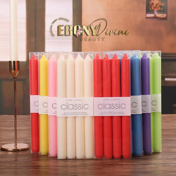 10" Long Smokeless Ritual Candles for Altar Rituals & Divination 4pc