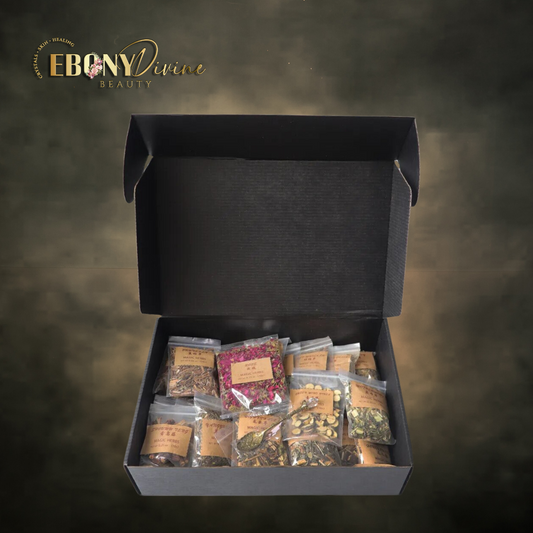 Dried Herbcraft Kit | Enchanted Herbcraft Kit | Ebony Divine Beauty