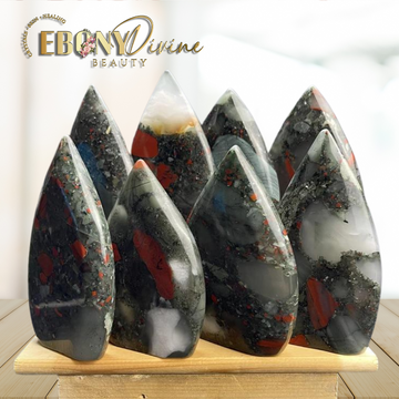 Unique Bloodstone Crystal Freedom Torch for Healing & Spiritual Growth