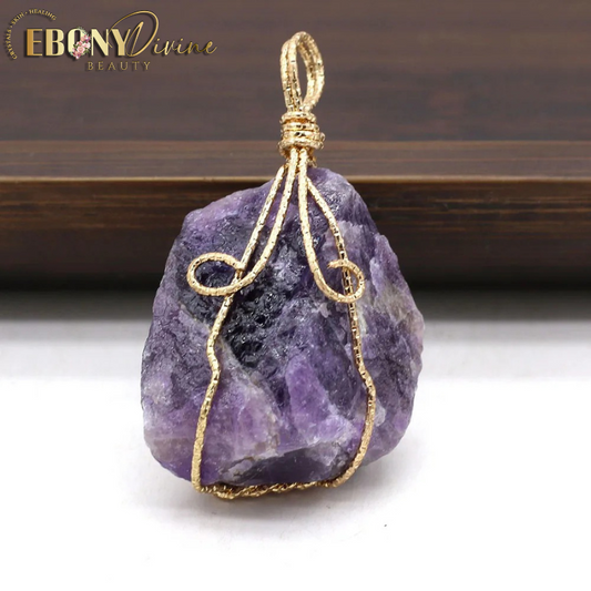 Large Natural Gemstone Pendant for Necklaces or DIY Accessories