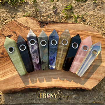 Natural Gemstone Herbal Pipes