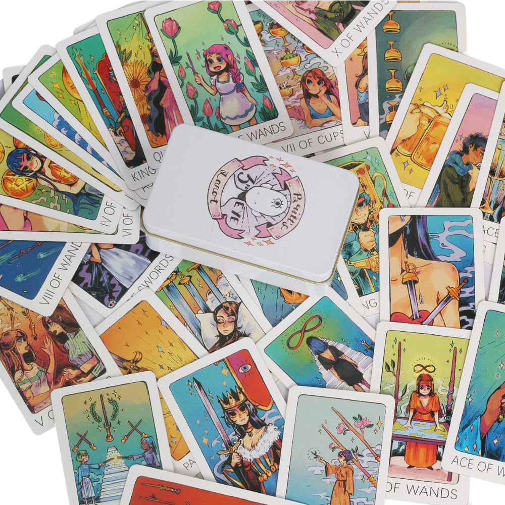 Britt's 3rd Eye Gilded Edge Tarot Cards | Ebony Divine Beauty