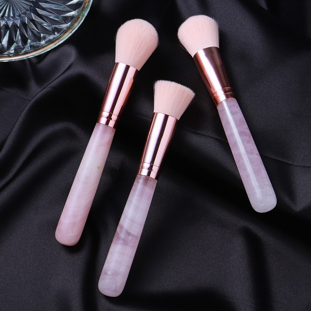 Rose Crystal Makeup Brush Set | Makeup Brush Set | Ebony Divine Beauty