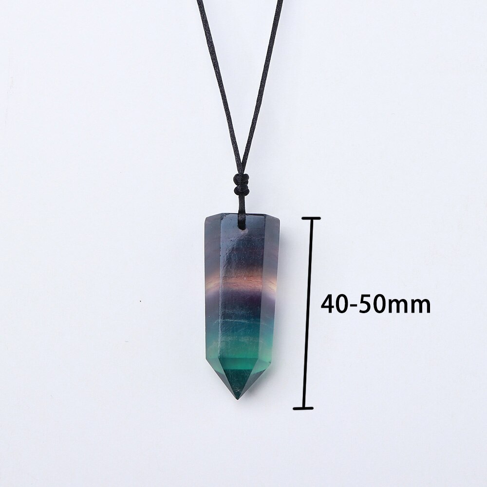 Crystal Column Necklace | Crystal Necklace | Ebony Divine Beauty