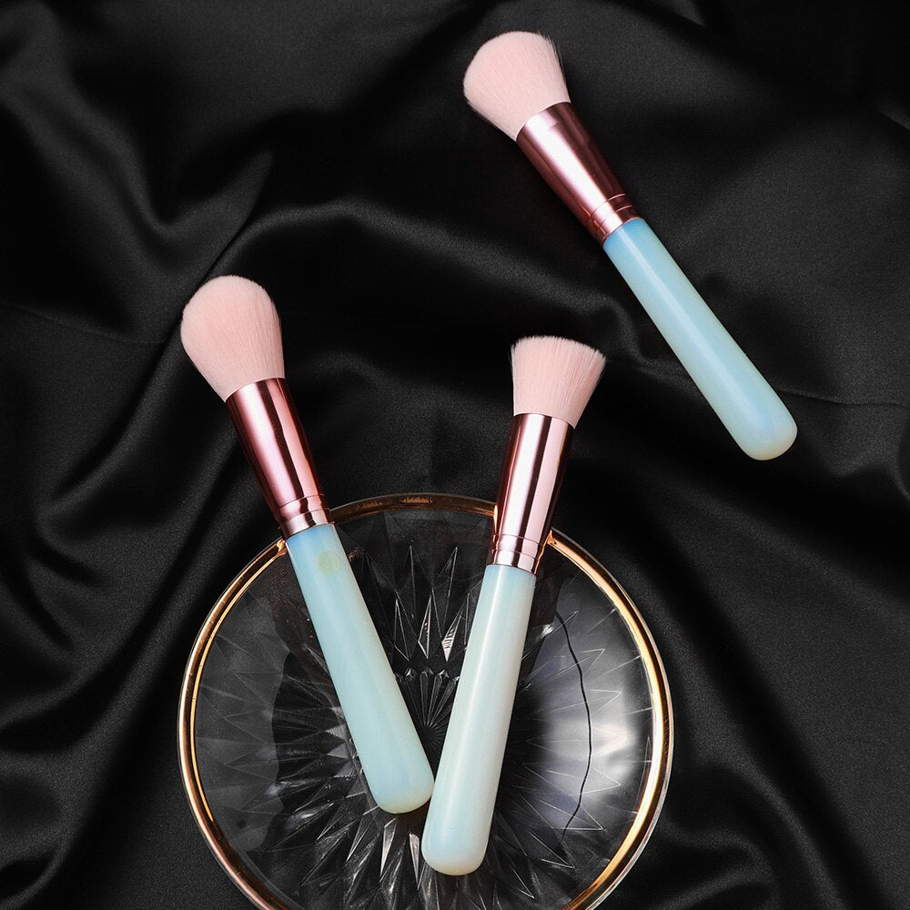 Opal Crystal Makeup Brushes set | Ebony Divine Beauty