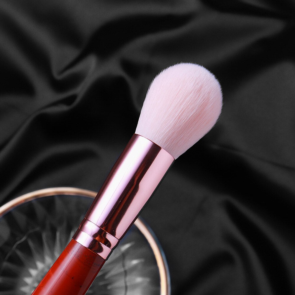 Jasper Crystal Makeup Brush Set | Ebony Divine Beauty