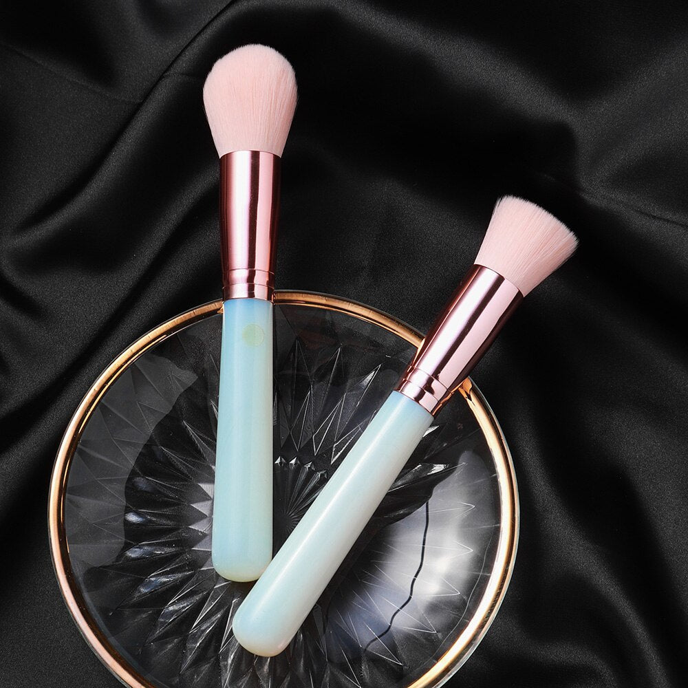 Crystal Cosmetic Brush Set | Cosmetic Brush Set | Ebony Divine Beauty