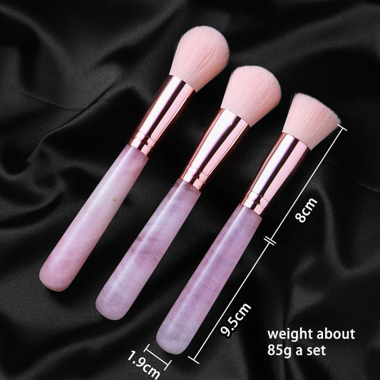 Rose Crystal Makeup Brush Set | Makeup Brush Set | Ebony Divine Beauty