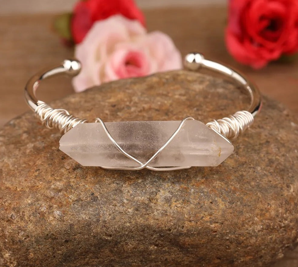 Diamond Quartz Cuff Bangles | Cuff Bangle | Ebony Divine Beauty