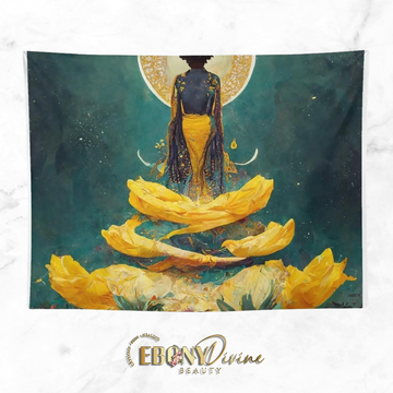 Oshun Goddess Ascending Tapestry Room Decoration