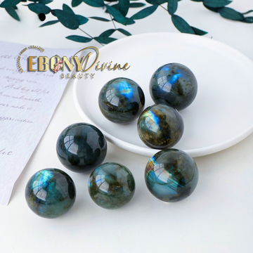 Natural Blue Labradorite Sphere