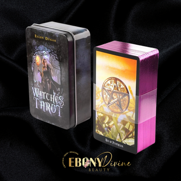 Witches Tarot Gilded Edge Cards by Ellen Dugan