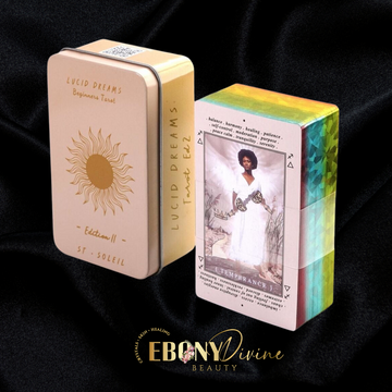 Premium Collectors Edition: Lucid Dreams Gilded Edge Tarot Cards for Beginners Edition 2 in Metal Box