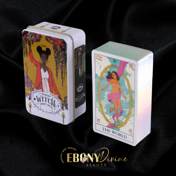 Premium Collectors Edition: Modern Witch Gilded Edge Tarot Deck in Metal Box