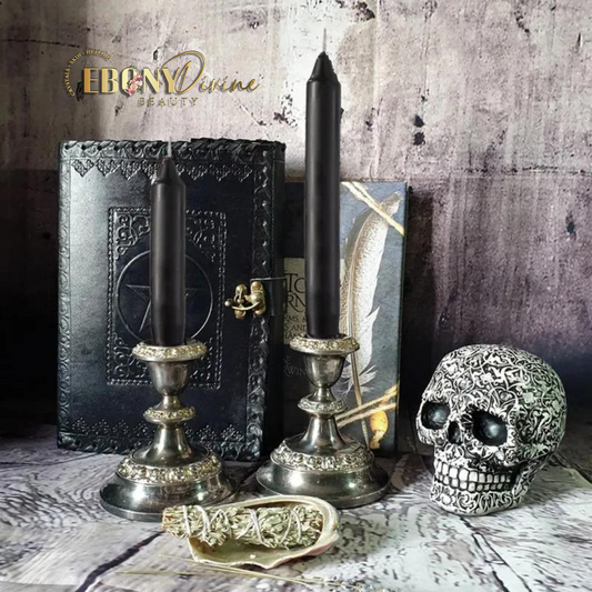 Black Spell Candle | Curse Removal Candle | Ebony Divine Beauty