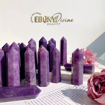 Natural Lepidolite Stone Point: A Tranquil Haven for Emotional Healing