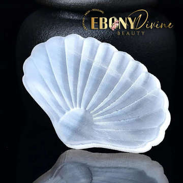 Natural Crystal Selenite Shell Bowl - Chakra Healing & Spiritual Connection