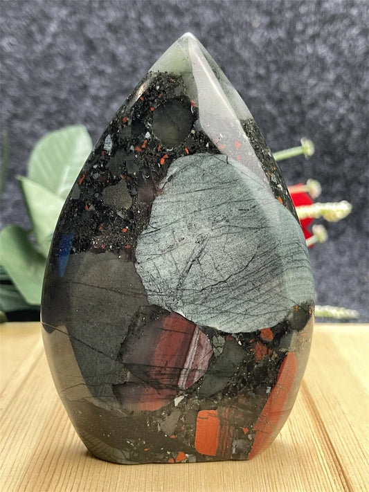 Unique Bloodstone Crystal Freedom Torch for Healing & Spiritual Growth