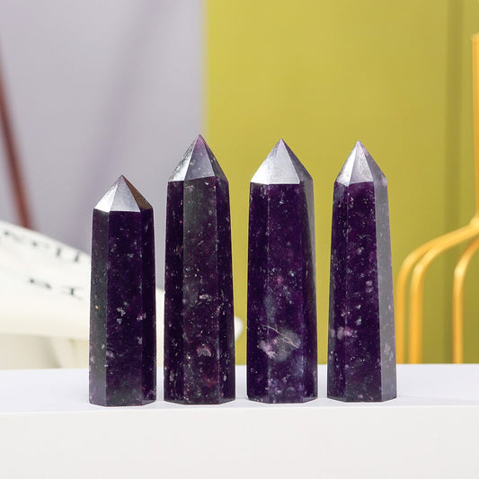 Natural Lepidolite Stone Point: A Tranquil Haven for Emotional Healing