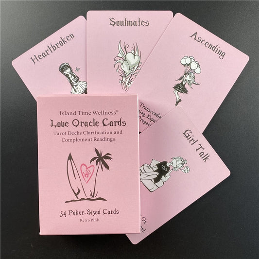 Love Oracle Cards: Guidance for Clarification and Complement Readings (54 Poker-Sized Cards)