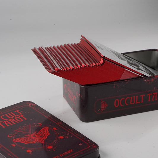 Premium Collectors Edition: Occult Tarot by Travis McHenry Gilded Edge Cards in Metal Box